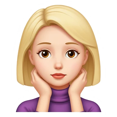 Girl with head over her neck sticker