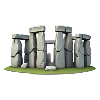 Cinematic realistic view of Stonehenge  sticker