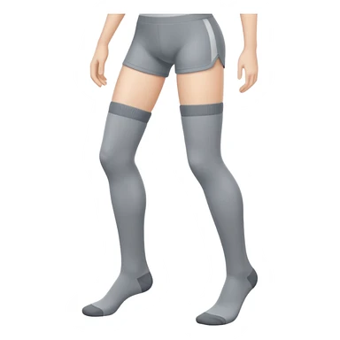 legs with long grey socks sticker