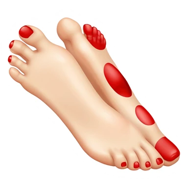 Feet sticker