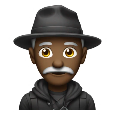 The old robber emoji sticker