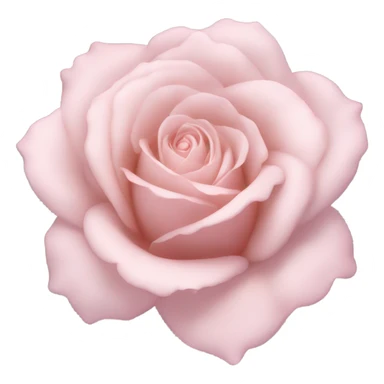 Aesthetic light pink rose sticker