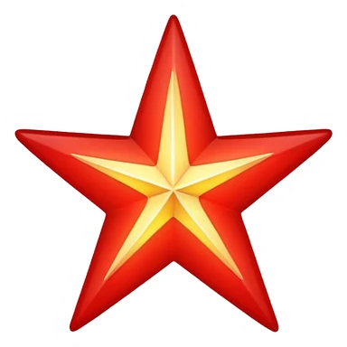 red star sticker