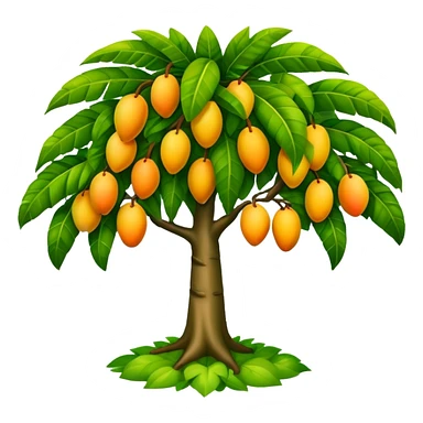 Mango tree sticker