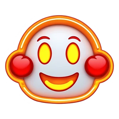 hot sign neon sticker