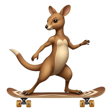 Kangaroo Skateboard  sticker