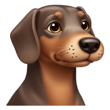 OTTER dachschund sticker