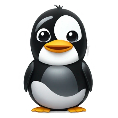 Pinguim e termómetro  sticker