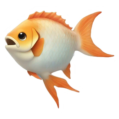 Fish Christmas sticker