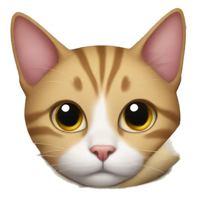 Cat in a blanket sticker