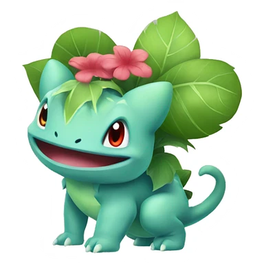 flower ivysaur sticker