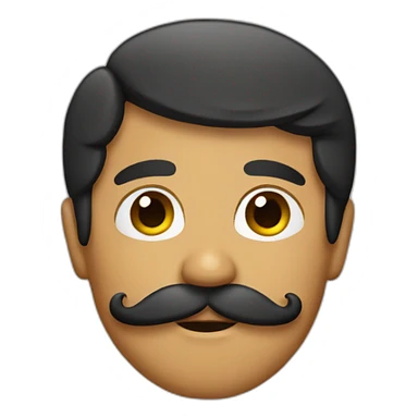 LATIN WITH MUSTACHE sticker