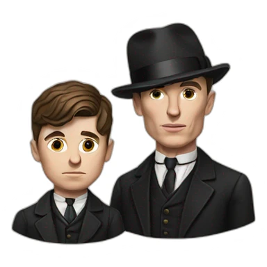 Thomas shelby avec ses frere sticker