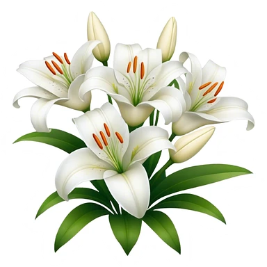 Flowers lilies  sticker