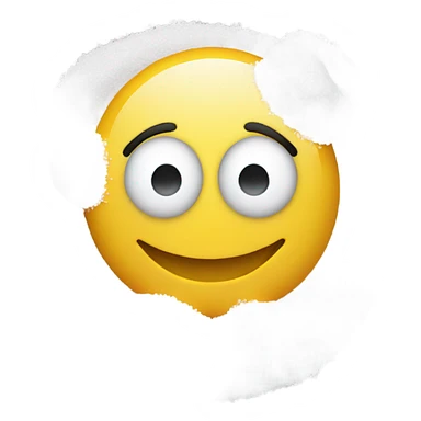 smiley face with pile of salt sticker