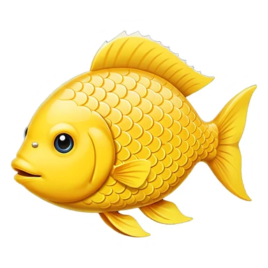 Yellow Fish sticker