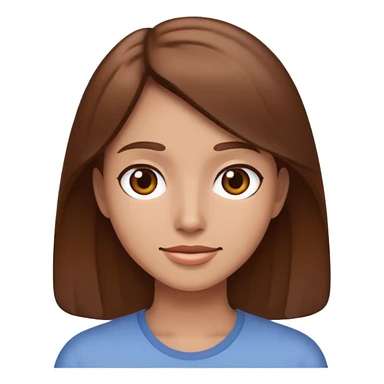 amour amical cheveux brun sticker