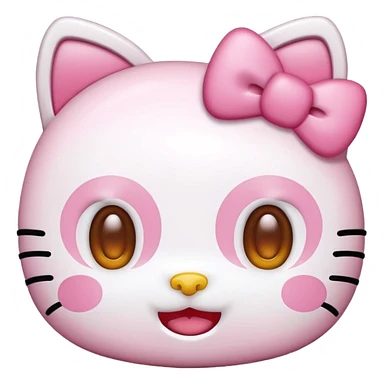 cute hello kitty emojis sticker