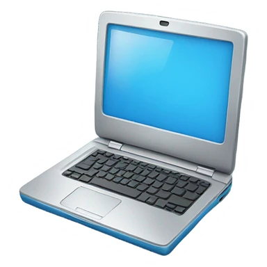 Laptop BLUE Very happy  sticker