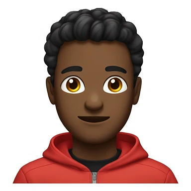 I'm taking a photo in a black short tracksuit sticker