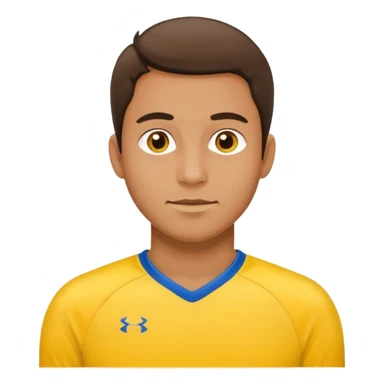 man with yellow jersey sticker