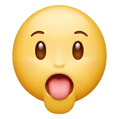 Cleats an emoji sticking its tongue from side to side sticker