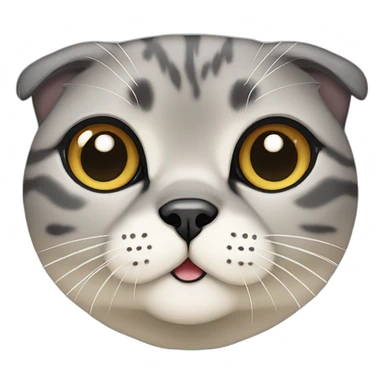 scottish fold seal point cat sticker