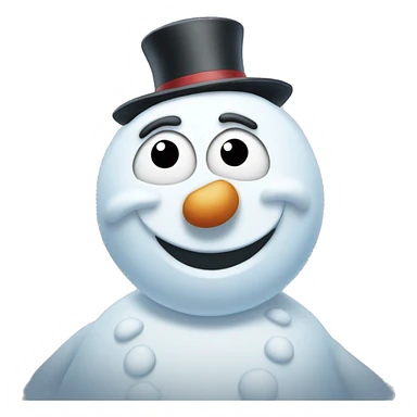 Frosty the snowman sticker