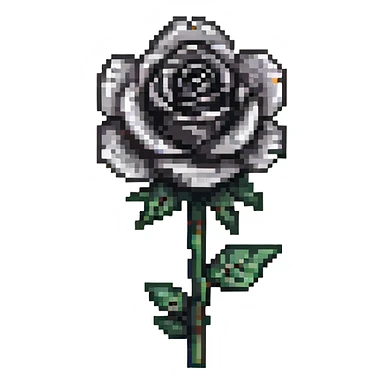 black rose sticker