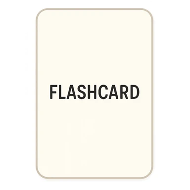 Flashcard sticker