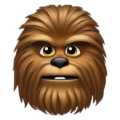 Fancy Chewbacca sticker