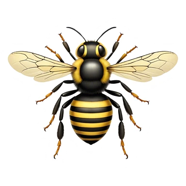 Bumble bee wasp sticker