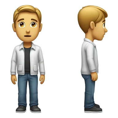 I saw you but I was too shy to come close sticker