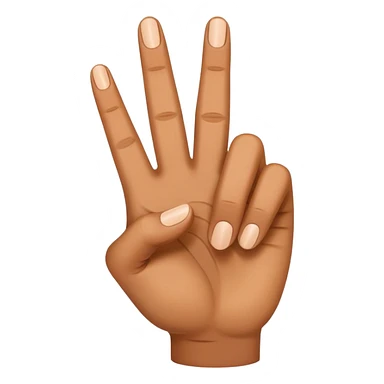 Fingers making O sign sticker