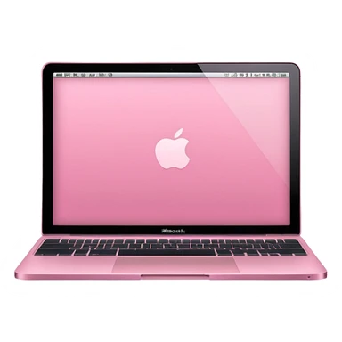 pink MacBook laptop sticker