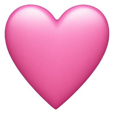Pink love heart sticker