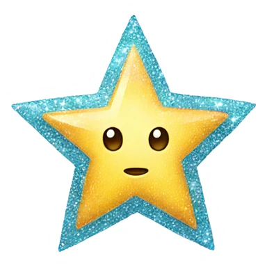 Sparkle star sticker