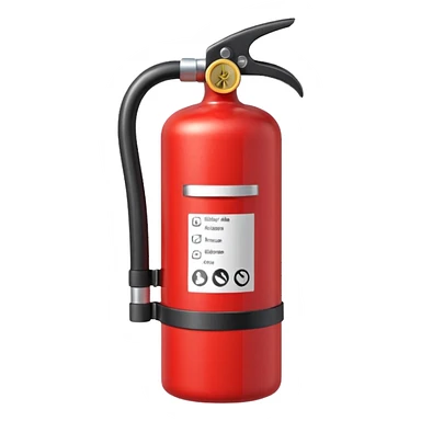 Fire extinguisher sticker