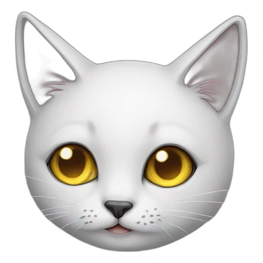 Moon cat sticker