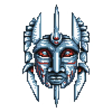 Anunnaki mask sticker