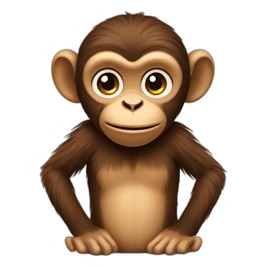 sassy little monkey sticker