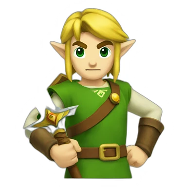 Link Legend of Zelda sticker