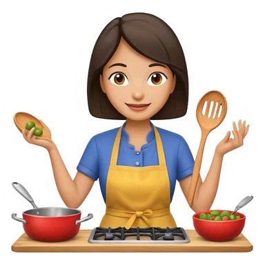 Cooking mom sticker