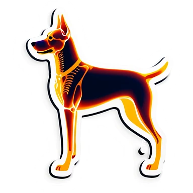 Dog X-rays sticker