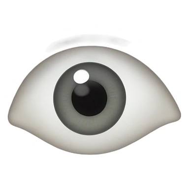 Grey eye sclera sticker