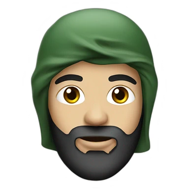 Hamas fighter sticker