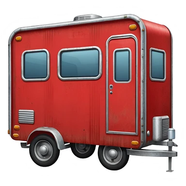 Tráiler rojo sticker