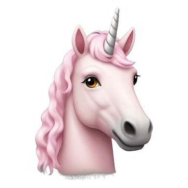 Light pink unicorn sticker