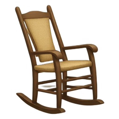Rocking chair sticker