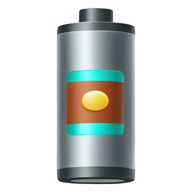 torquise battery sticker